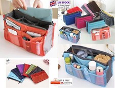 Ladies Travel Bag Handbag Organiser Insert Liner Purse Large Tidy Pouch Tote