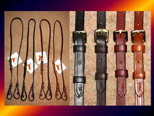 FSS Leather Bradoon Sliphead Second Bit Hanger Chifney Double Bridle Headpiece