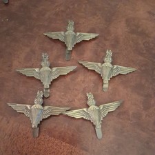 5 Replica British Para Reg Kings Crown Cap Badge Parachute Regiment beret Badges