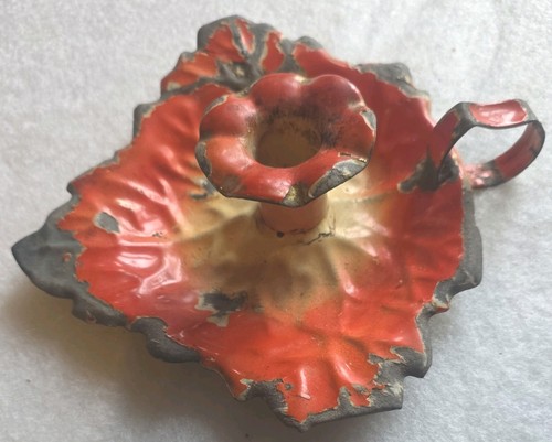 Vintage enamel leaf wee - enamel,