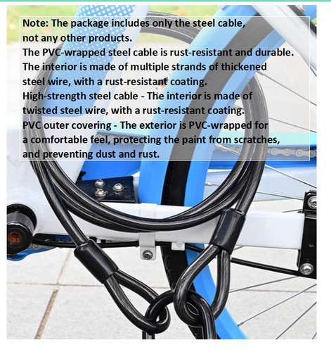 Bike security cable - lock,