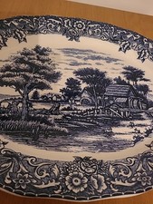 Vintage Very Large Oval Meat