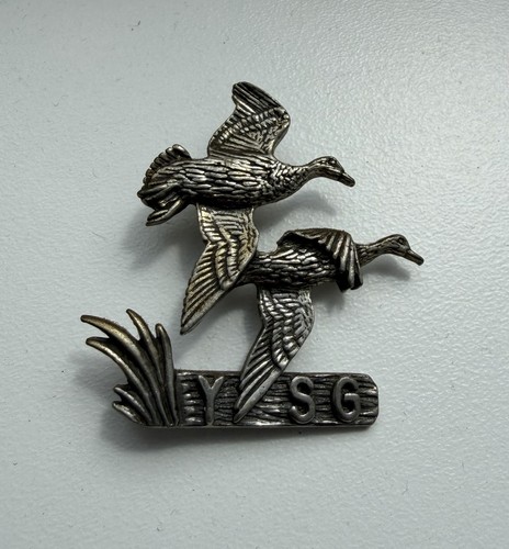 Vintage brown pewter pin - vintage,