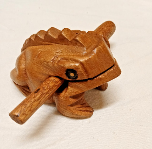 Frog guiro wooden - guiro, musical