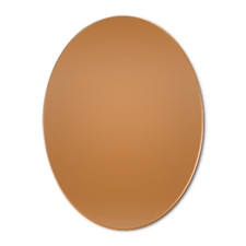 Copper Blanks Oval Shape 56 x