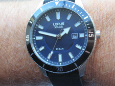 Lorus Men's Solar (43mm) Dark