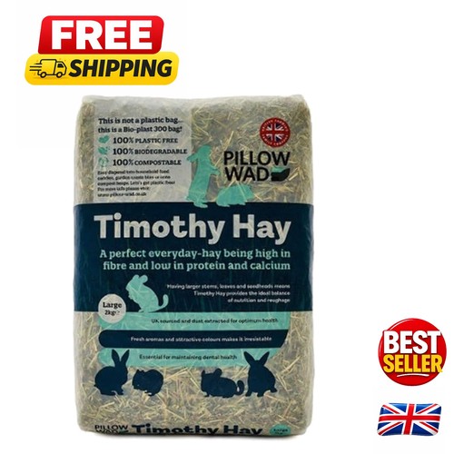 Sustainable 2kg timothy hay - timothy,
