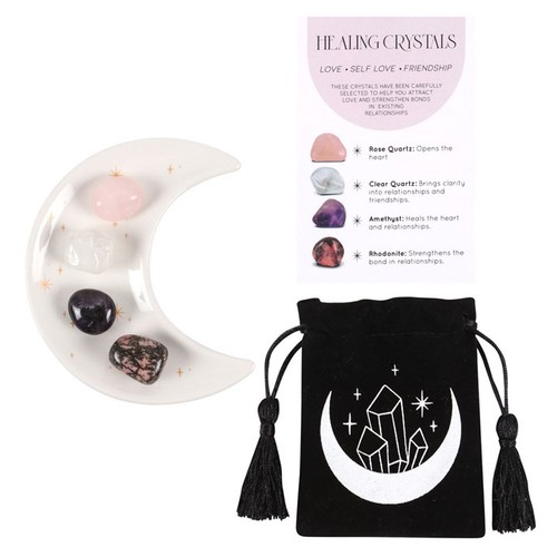 Love healing crystal - healing, set