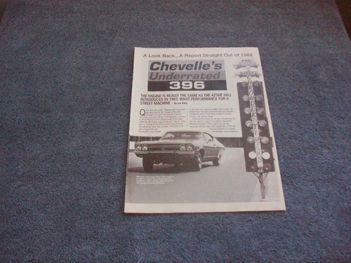 1968 chevelle ss396 drag - chevelle, test