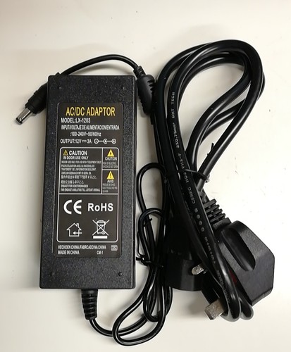 Replacement for 12v dc - 5a, ac