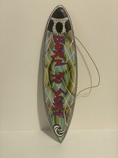 Born To Surf - Mini Wooden Surf Board (Approx 39cm x 10cm)