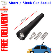 Short Stubby Car Aerial for VW Polo Lupo Up GTI 6C 6N 6N2 6R 9N 9N3