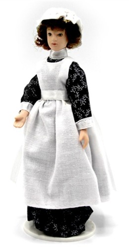 Dolls house victorian - dolls, cook