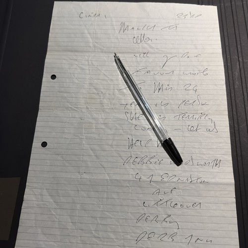 Reg kray hand written 2 - a4,