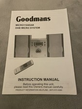 GOODMANS MICRO1104DAB DAB
