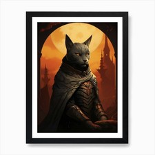 Gray Fox Warrior Moon