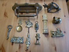 Vintage Brass Job Lot 12 Items Over 2kg.