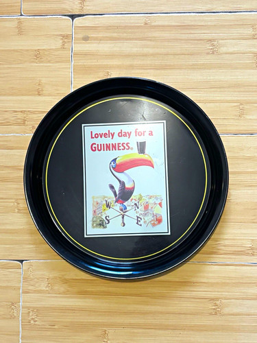 Guinness metal serving tray - guinness,