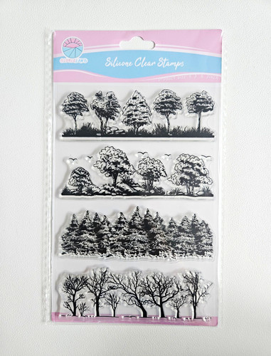 Silicone clear stamp set - clear,