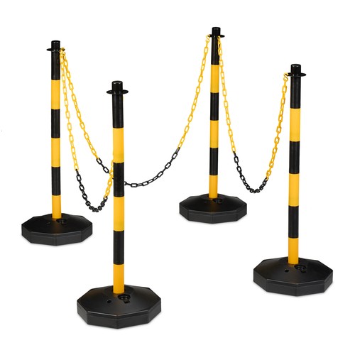 Square folding barrier - barrier, post