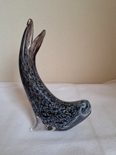 Vintage Mid Century FM Konstglas Marcolin Glass Seal /Sea Lion.