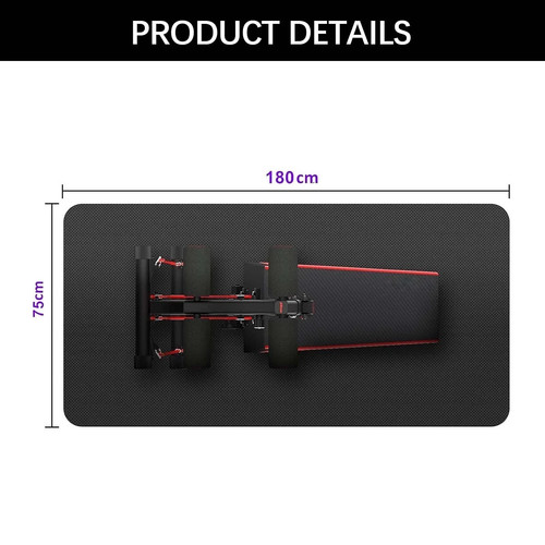 180 75cm treadmill mat - 75cm,