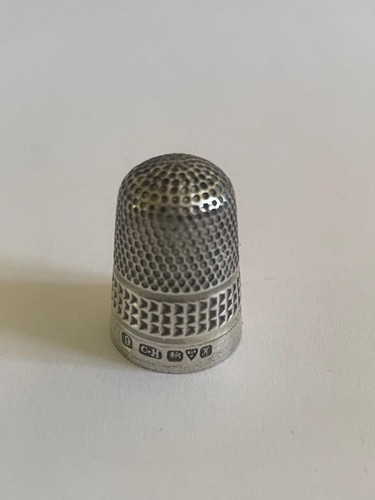 Sterling silver thimble - sterling,