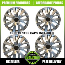 16" WHEEL TRIMS HUB CAPS COVERS TO FIT CITROEN BERLINGO 2008-2025