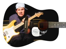 Blink-182 Tom Delonge Autographed Signed Acoustic Custom Photo Guitar ACOA