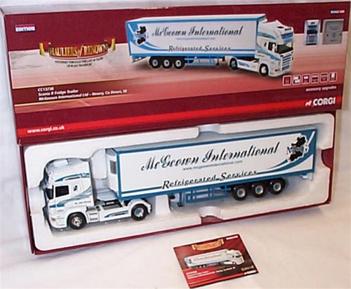Scania fridge trailer - r,