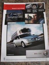 ALFA 156 NEW 2.0JTS LUSSO PETROL ENGINE DESIGN BEAUTY IS NOT ADVERT A4 FILE 26