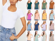 Women's Basic T-Shirt Scoop