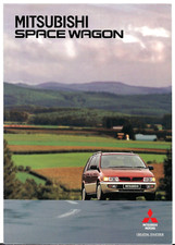 Mitsubishi Space Wagon 2000 GLXi 1994-95 Export Markets Foldout Brochure English