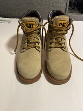 Caterpillar Womens Hiking Work Boots Steel Toe Oil Resistant US Size 4