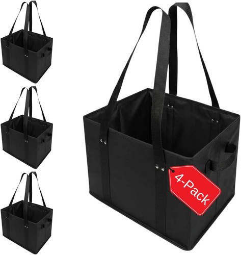 4pk reusable grocery - grocery, bags