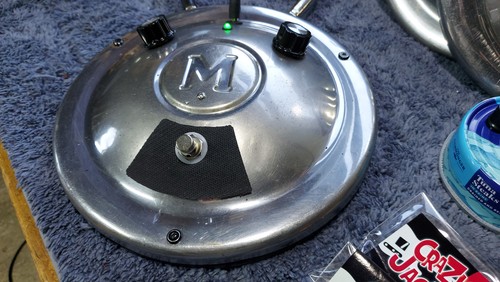 Vintage hubcap fuzz pedal - vintage,