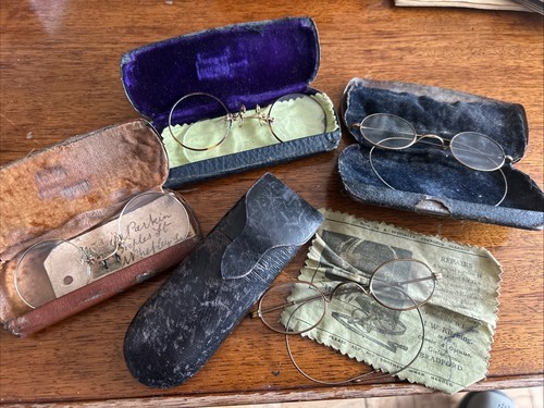 Pairs antique gold eye - pairs,