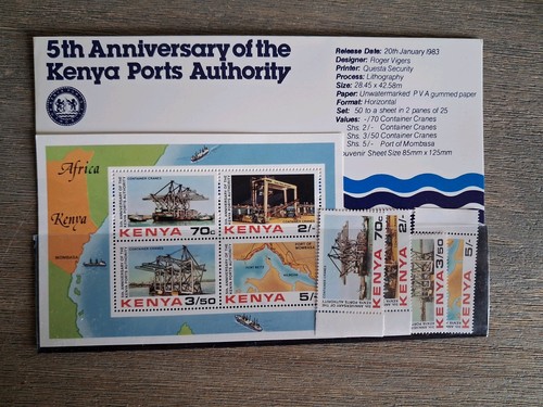 Kenya stamps 1983 presentation - stamps,