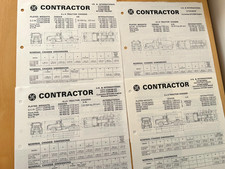 SCAMMELL LORRY / TRUCK SPEC  SHEETS ( 4 )  - CONTRACTOR MODELS - 1976/77/78