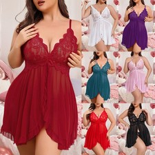 Plus Size Women Lace Sexy