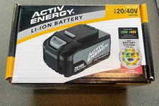 Activ Energy LI-ION  20V/40V 5ah/2,5Ah Battery for ferrex ALDI Brand New Sealed