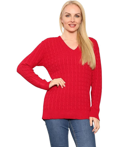 Womens twist cable knitted - twist,