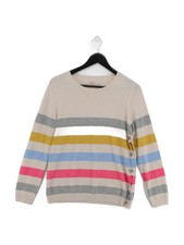 Cath Kidston Women's Jumper M Cream Viscose with Nylon, Other Pullover