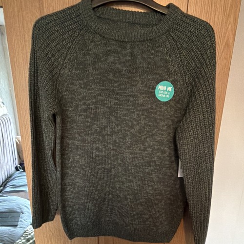 Matalan boys green knit crew - boys,