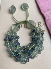 Lola Rose / Nikki and Me -  Fluorite Adjustable Bead Bracelet qvc