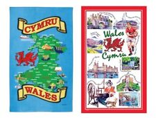 Welsh Tea Towels Souvenir Gift