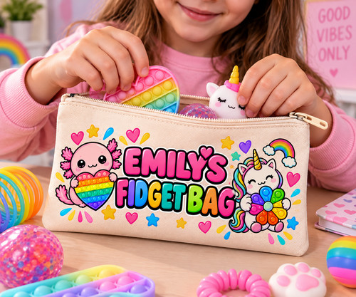 Personalised girls fidget - personalised,