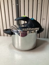 Fagor Splendid 6L Pressure Cooker - Stainless Steel - Locking Lid - Used/Clean