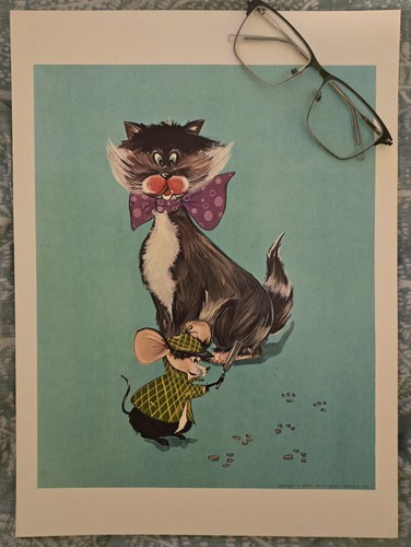 Dog print cartoon - s,