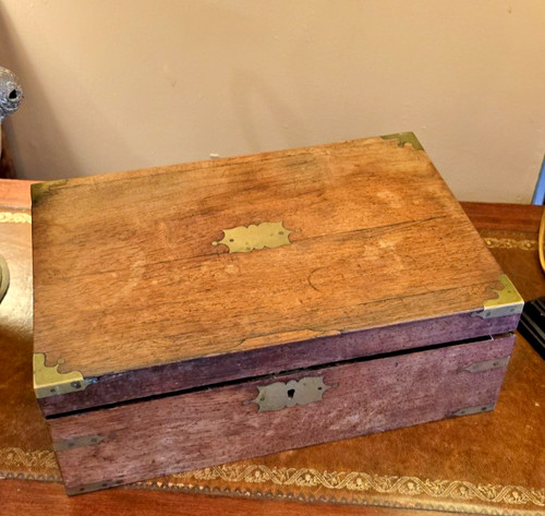 Antique mahogany campaign - antique, ex